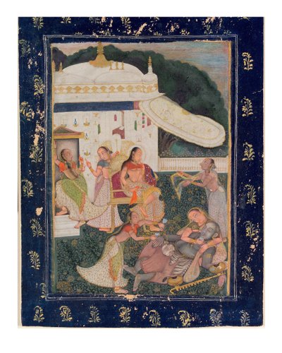 Ohnmacht beim Anblick der schönen Kamakandala, ca. 1785 von Chokha